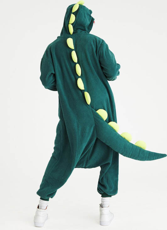 Green Dinosaur Onesie For Adults