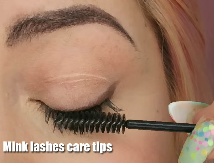 Mink lashes care tips