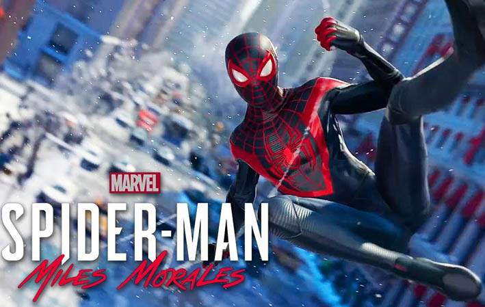 spider-man suit in the new ps5 game spider-man miles morales