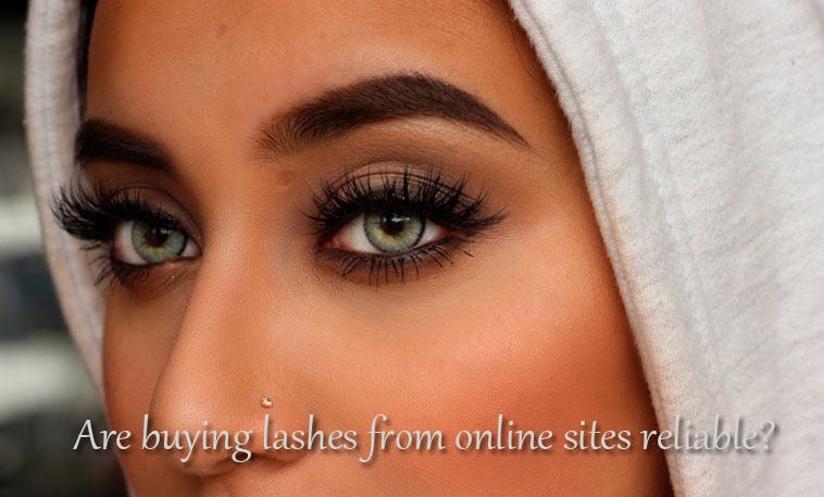 Are buying lashes from online sites reliable